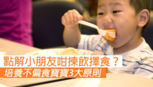 培養不偏食寶寶3大原則